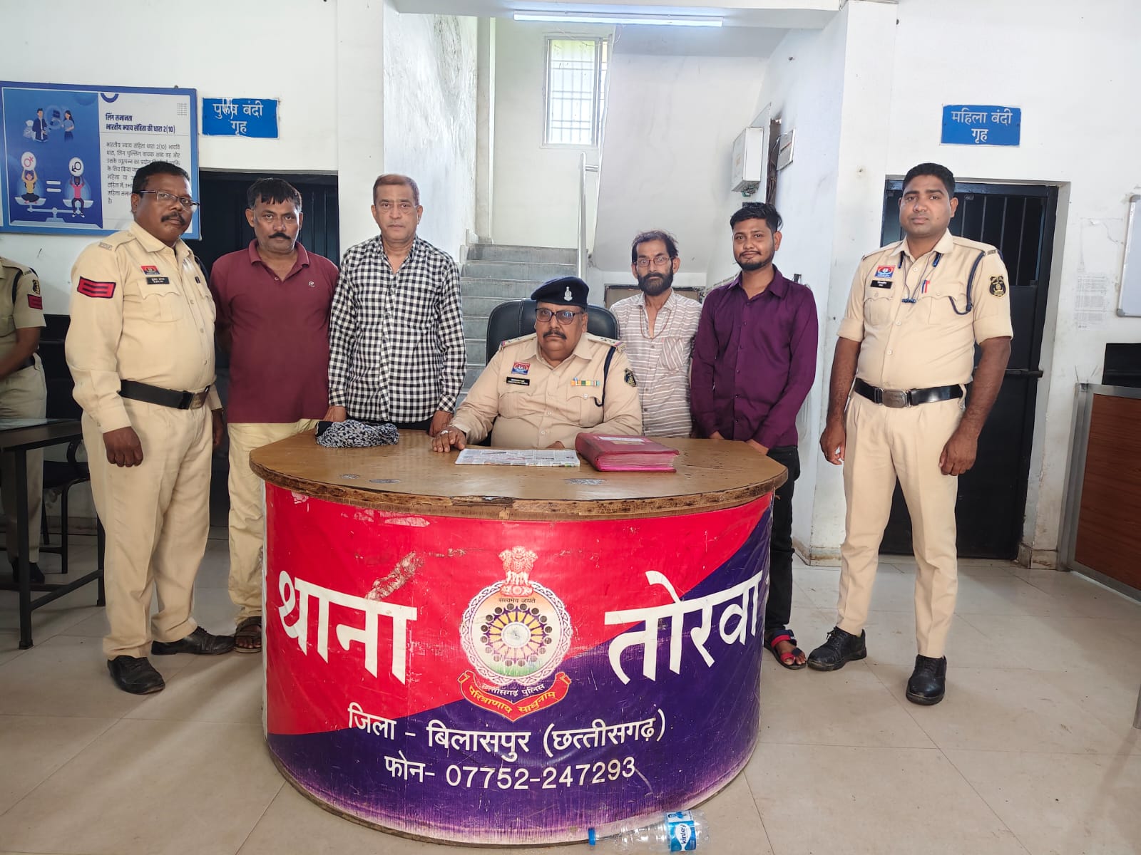 सट्टा नेटवर्क पर तोरवा पुलिस का एक और प्रहार, चार आदतन सटोरिए गिरफ्तार