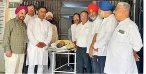 अंतिम इच्छा हुई पूरी: 95 वर्षीय शरण सहगल का पार्थिव शरीर मेडिकल शिक्षा व शोध के लिए सिम्स को दान