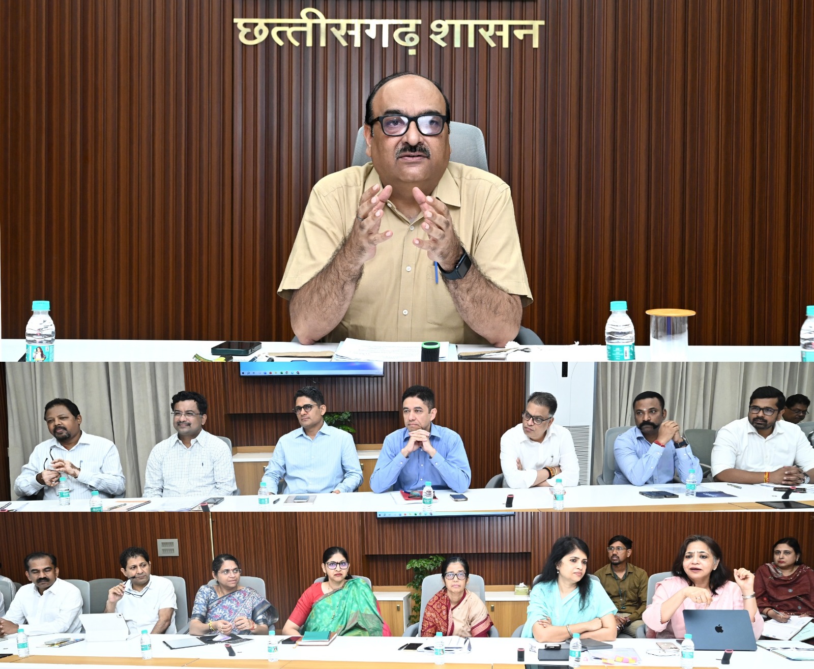 मुख्य सचिव ने सचिवों की ली उच्च स्तरीय बैठक, विभागों के महत्वपूर्ण कार्यों एवं योजनाओं के क्रियान्वयन की समीक्षा की