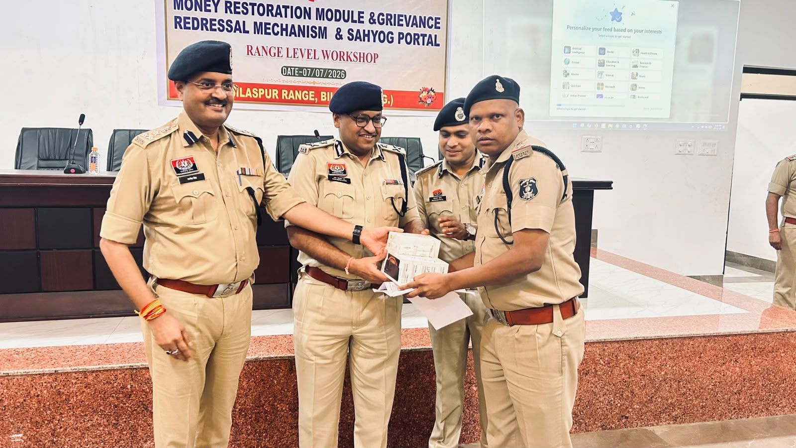 बिलासपुर पुलिस को मिले 208 मोबाइल डेटा टर्मिनल, घटनास्थल से सीधे अपलोड होंगे डिजिटल साक्ष्य
