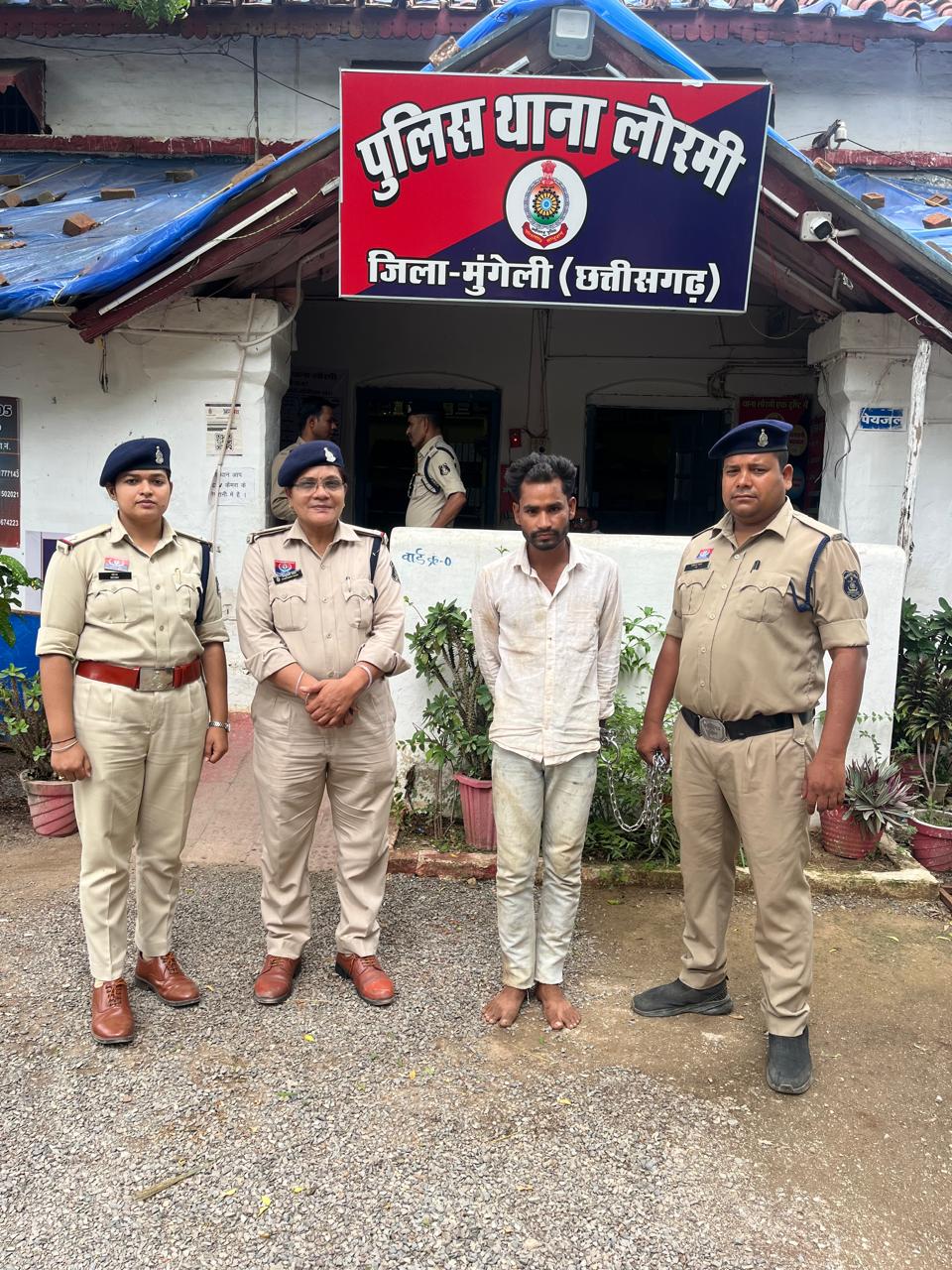 मुंगेली: मूकबधिर दिव्यांग से दुष्कर्म का आरोपी 48 घंटे के भीतर गिरफ्तार, भेजा गया जेल