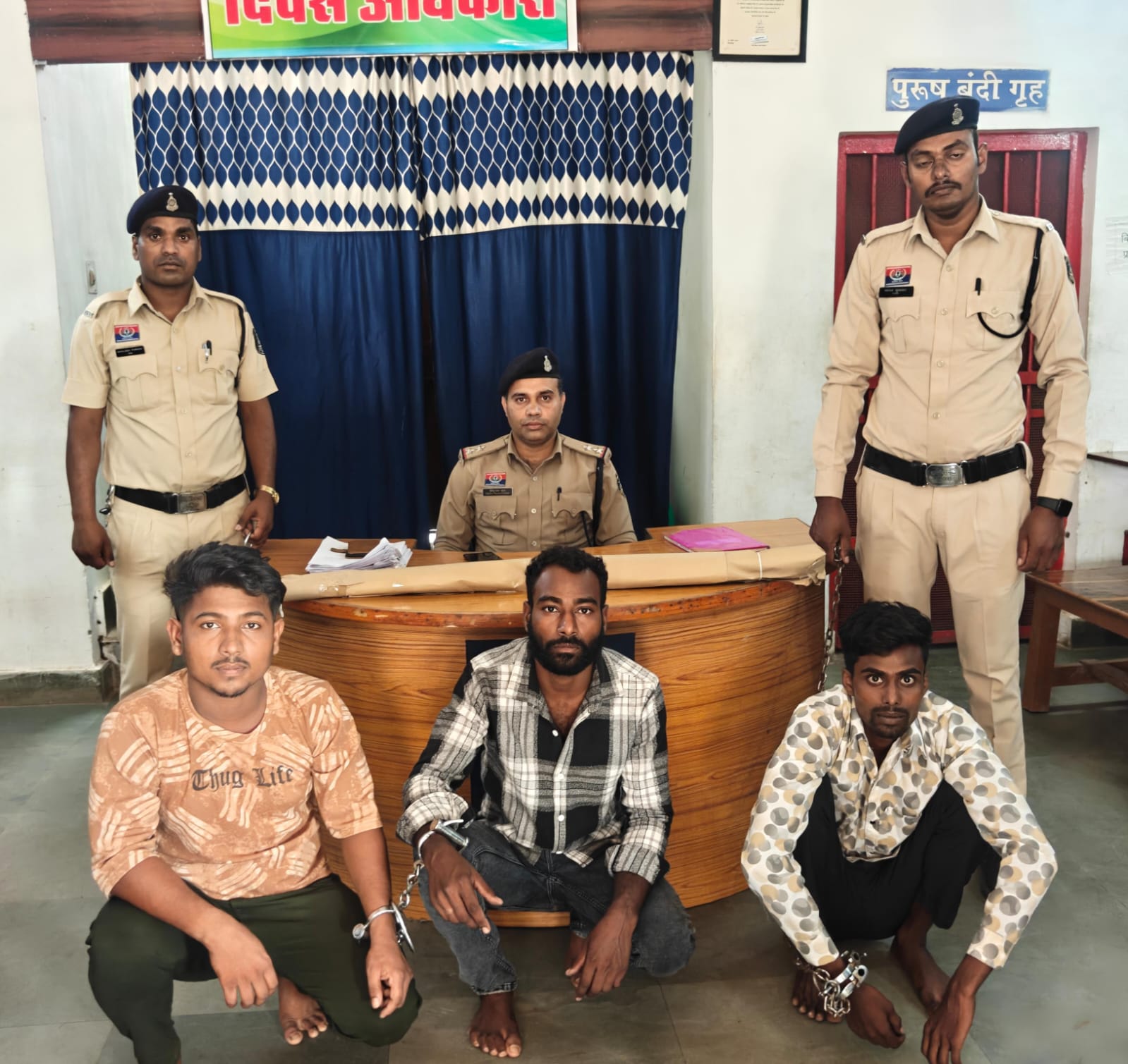 मछली चोरी की रंजिश में चौकीदार की हत्या का खुलासा, रतनपुर पुलिस ने 24 घंटे में तीन आरोपियों को किया गिरफ्तार