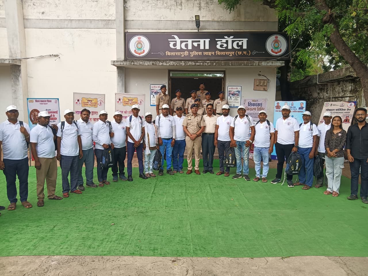 बिलासपुर में 120 'चेतना यातायात मितान' तैयार, सड़क सुरक्षा किट और प्रशिक्षण प्रदान
