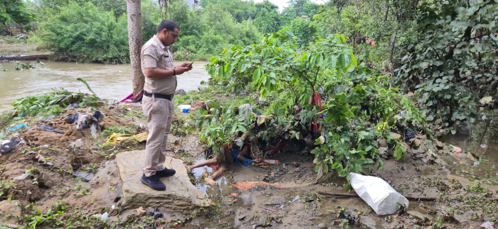 मूसलाधार बारिश के बीच अरपा नदी में बह गई बुजुर्ग महिला, ऊर्जा पार्क के पास मिला शव