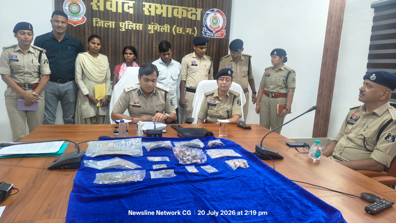 मुंगेली पुलिस ने दो मंदिर चोरी की वारदातों का किया खुलासा, दो आरोपी गिरफ्तार