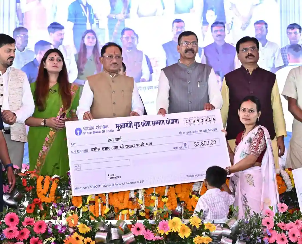 विकसित छत्तीसगढ़ के निर्माण में अब कोई बाधा नहीं, विकास की गति होगी और तेज : मुख्यमंत्री श्री विष्णु देव साय