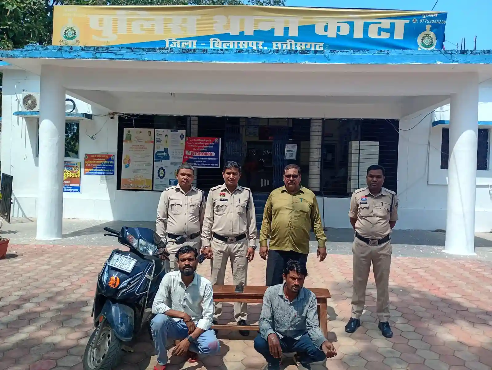 कोरी डैम में मारपीट कर लूट करने वाले 2 आरोपी गिरफ्तार, नाबालिग बालक भी पकड़ा गया