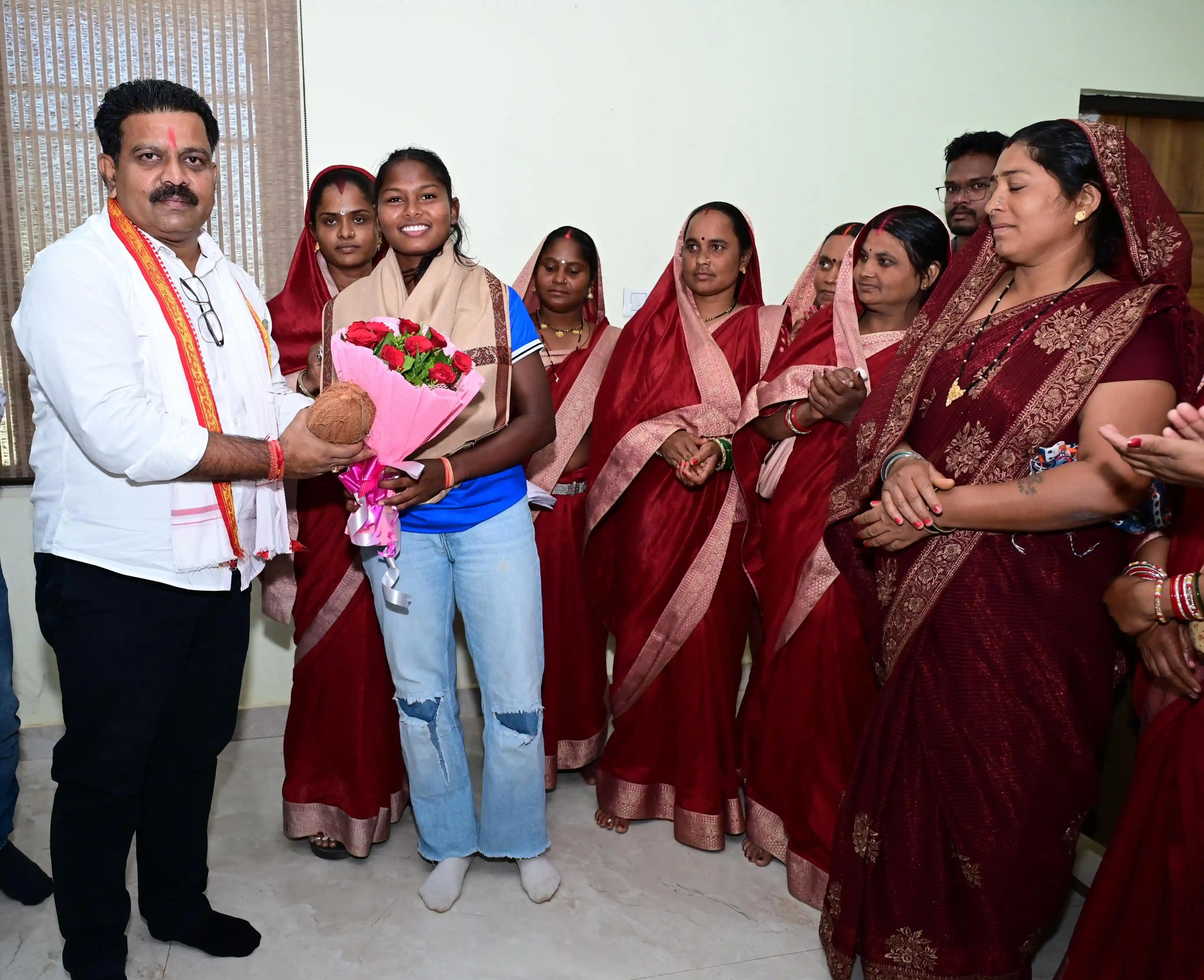 एशिया कप विजेता गीता यादव से मिले उप मुख्यमंत्री एवं कवर्धा विधायक श्री विजय शर्मा