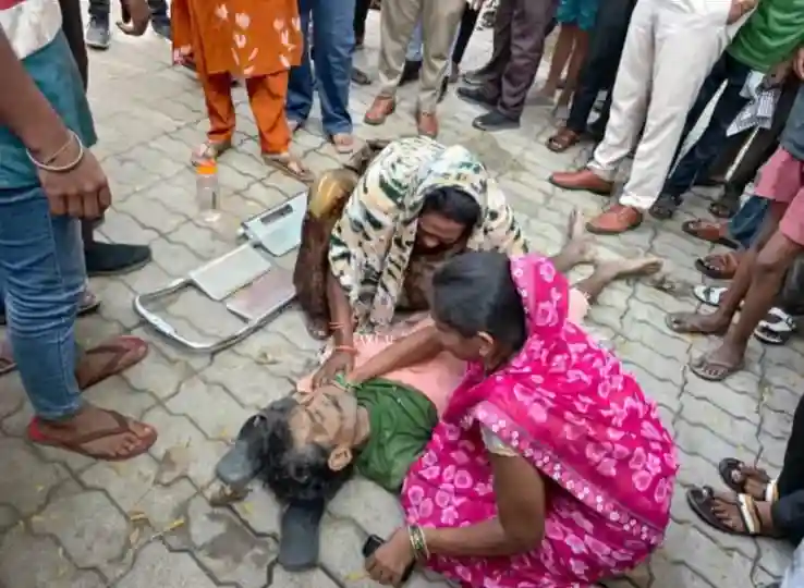नूतन चौक पर स्कूटी की टक्कर से बुजुर्ग की मौत, CCTV में कैद हुआ हादसा