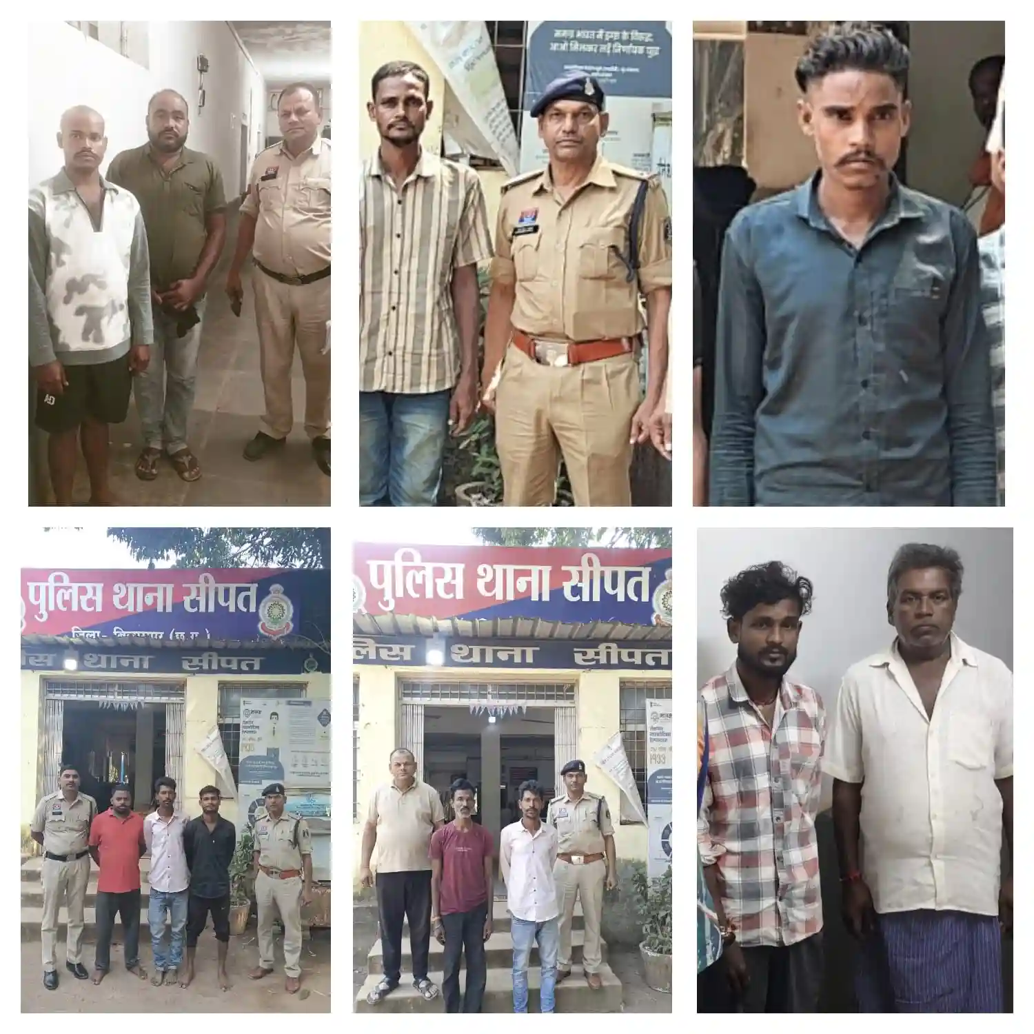 ऑपरेशन बाज: सीपत पुलिस ने 15 दिन में पकड़े 11 स्थायी वारंटी