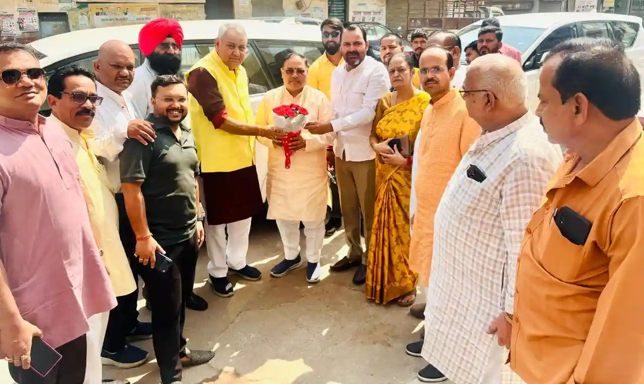 भाजपा प्रदेश महामंत्री संगठन के प्रथम बिलासपुर आगमन पर भाजपा पदाधिकारियो ने किया आत्मीय स्वागत