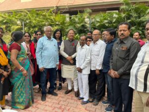 छत्तीसगढ़ बंगाली समाज द्वारा विधायक अमर अग्रवाल का किया गया स्वागत