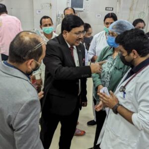 सिम्स के डीन ने फिर किया अस्पताल का निरीक्षण, दिए निर्देश