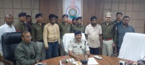 अंधे कत्ल की गुत्थी सुलझाने में सूरजपुर पुलिस को मिली कामयाबी, लूट के मोबाइल से फिरौती की रकम मांगने के दौरान पकड़ाया आरोपी