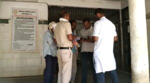 तेज रफ्तार बाइक की ठोकर से श्रमिक की गई जान