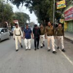 खाईवाल का पुलिस ने निकाला जुलूस