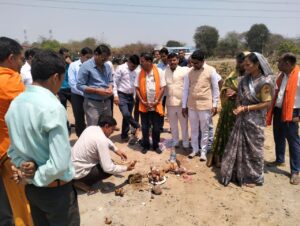 एनटीपीसी सीपत की सौगात, कौड़िया और रलिया में 80 लाख के विकास कार्यों का भूमि पूजन