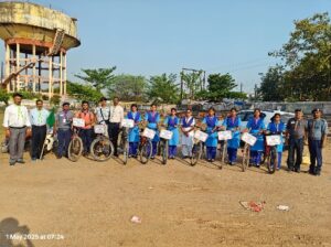 भारत स्काउट-गाइड्स द्वारा हीरक जयंती वर्ष पर निकाली गई साइकिल रैली, अतिथियों ने भी साइकिल चलाकर दिया पर्यावरण और जल संरक्षण का संदेश