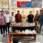 कोटा पुलिस की बड़ी कार्यवाही: अवैध शराब के दो मामलों में दो आरोपी गिरफ्तार, भारी मात्रा में शराब जब्त