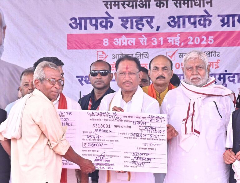 समाधान शिविर सरकार की जवाबदेही और जनसेवा का प्रतीक – मुख्यमंत्री विष्णु देव साय