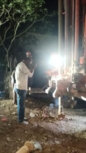 विधायक मद से हेमूनगर वार्ड क्रमांक 45 में किया गया बोर खनन, वार्ड पार्षद बी वल्लभ राव ने कहा इससे आसन्न जल संकट से निपटा जा सकेगा