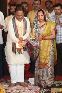 मुख्यमंत्री ग्राम दोकड़ा में भगवान जगन्नाथ मंदिर के प्राण प्रतिष्ठा कार्यक्रम में शामिल हुए
