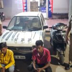 गुरुद्वारे में चोरी करने वाले गिरोह को सिविल लाइन पुलिस ने किया गिरफ्तारचोरी की रकम से खरीदी गई थी मारुति 800 कार, तलवार और लोहे की रॉड बरामद