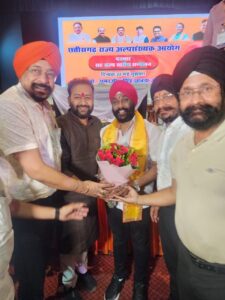 नव नियुक्त छत्तीसगढ अल्पसंख्यक आयोग के अध्यक्ष  अमरजीत सिंह छाबडा का अमरजीत सिंह दुआ ने किया स्वागत