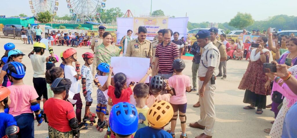 थाना सरकंडा, जिला बिलासपुरबिलासपुर पुलिस का जन-जागरूकता अभियान ‘‘चेतना’’ का भव्य समापन