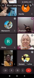साहित्य के उपासक समूह की साहित्यिक संध्या