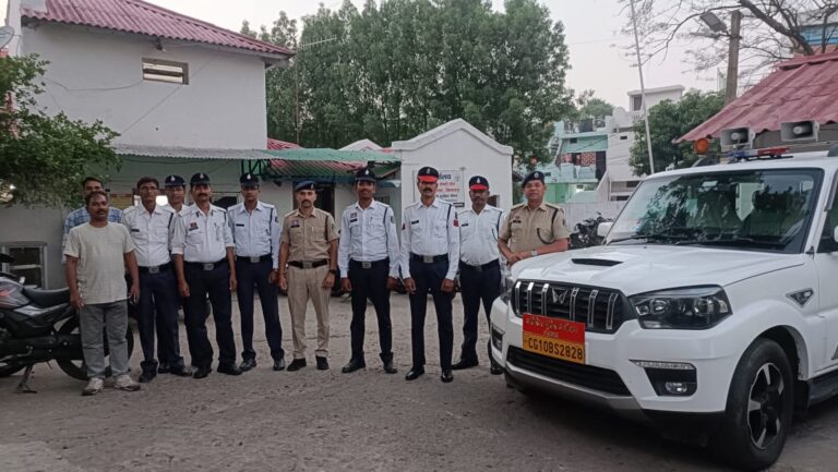 बिलासपुर पुलिस द्वारा “क्विक रिस्पॉन्स टीम” का गठन, यातायात व्यवस्था में बिलासपुर पुलिस की सराहनीय पहल