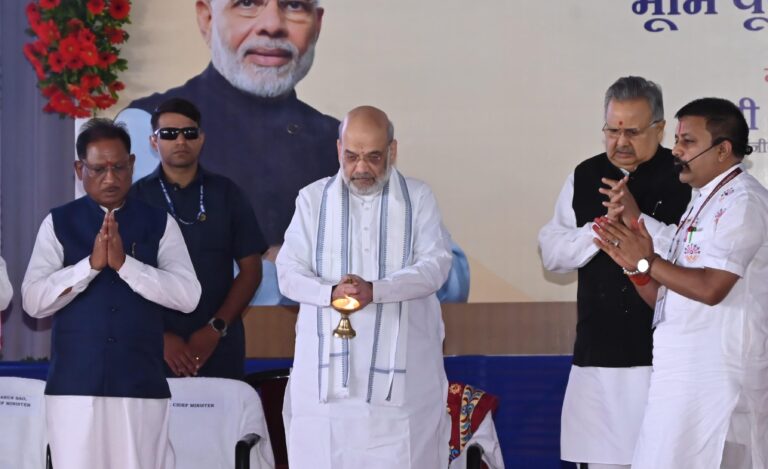 केन्द्रीय गृह मंत्री श्री अमित शाह ने एनएफएसयू और एनएफएसएल का किया भूमिपूजन