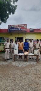 अवैध शराब के खिलाफ पुलिस की बड़ी कार्रवाई, 4 आरोपी गिरफ्तार – 133 लीटर शराब जब्त