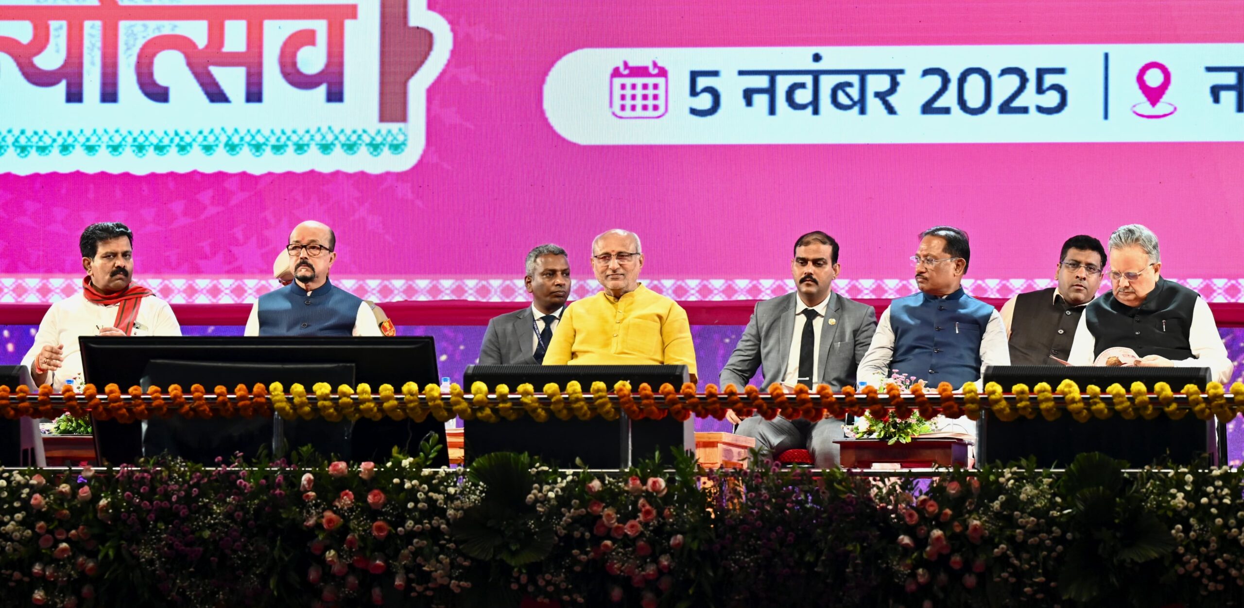 उपराष्ट्रपति श्री सी. पी. राधाकृष्णन छत्तीसगढ़ रजत महोत्सव के समापन समारोह में शामिल हुए