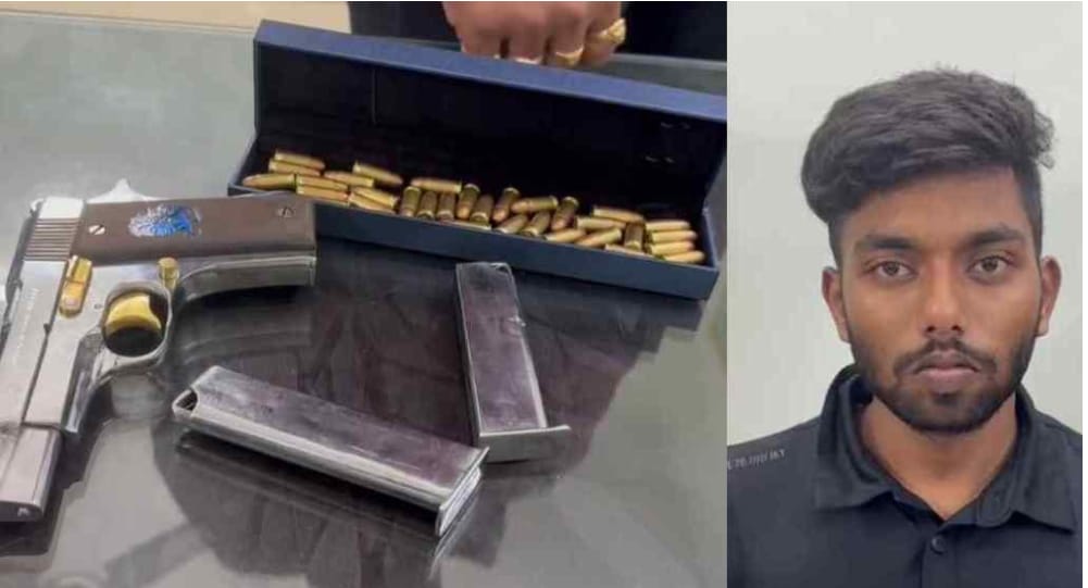 अपनी प्रेमिका से मिलने पिस्तौल लेकर पहुंचा बिहार का युवक