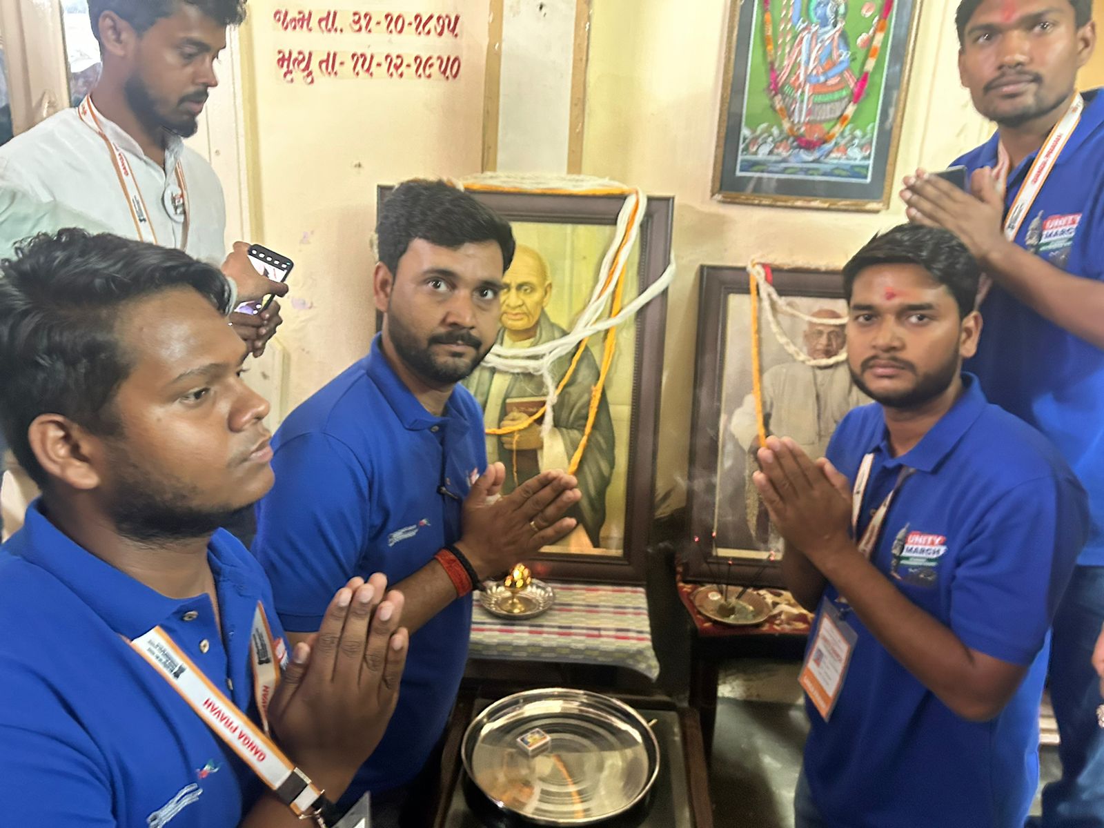 सरदार पटेल की 150वीं जयंती पर देशभर में निकली “एकता यात्रा” में बस्ती का गौरवपूर्ण प्रतिनिधित्व