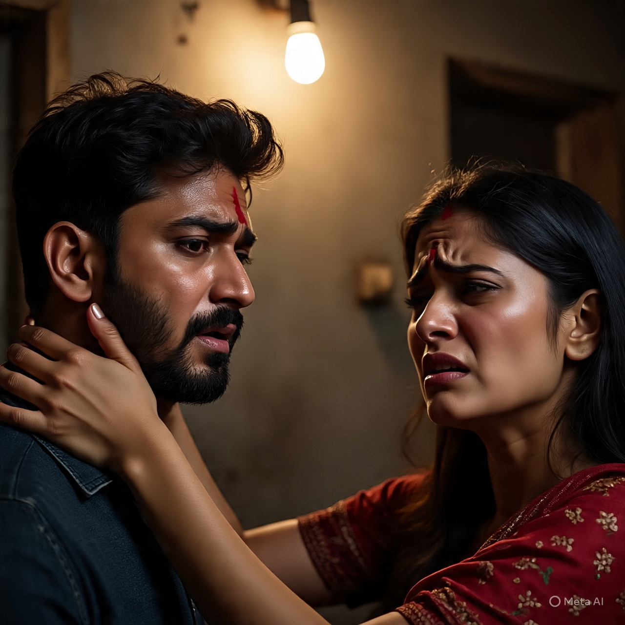 पत्नी ने फोन पर बात करने से रोका तो पति पर किया हमला, कलाई काटी और गला दबाया