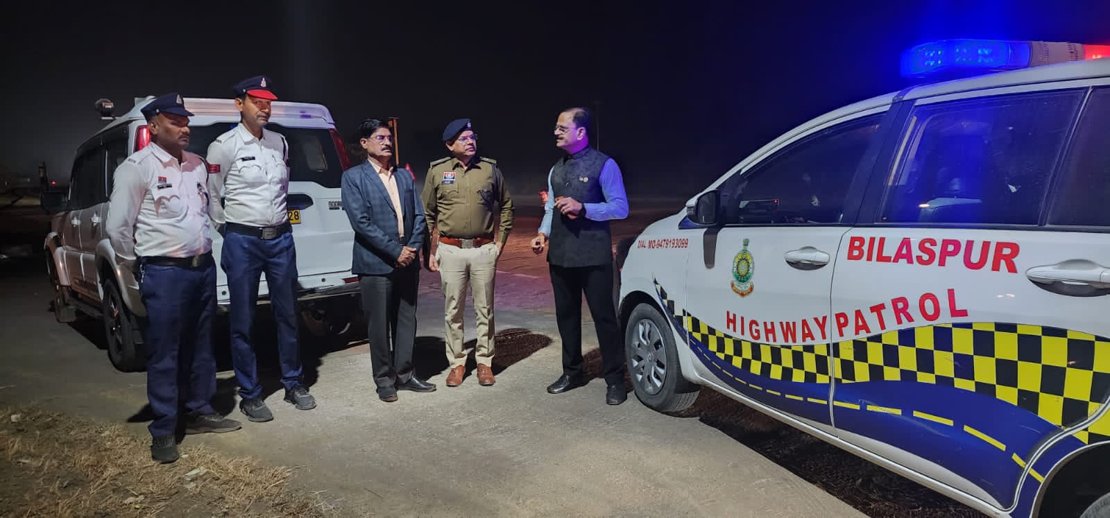 यातायात पुलिस ने बिलासपुर के ब्लैक स्पॉट का किया निरीक्षण, सुरक्षा सुधारों पर दिए निर्देश