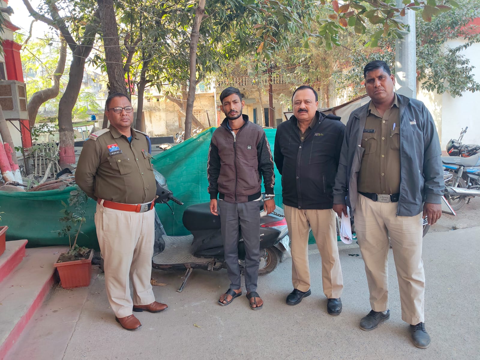 एक्टिवा चोरी मामले में सिटी कोतवाली पुलिस का प्रहार, आरोपी गिरफ्तार, वाहन बरामद