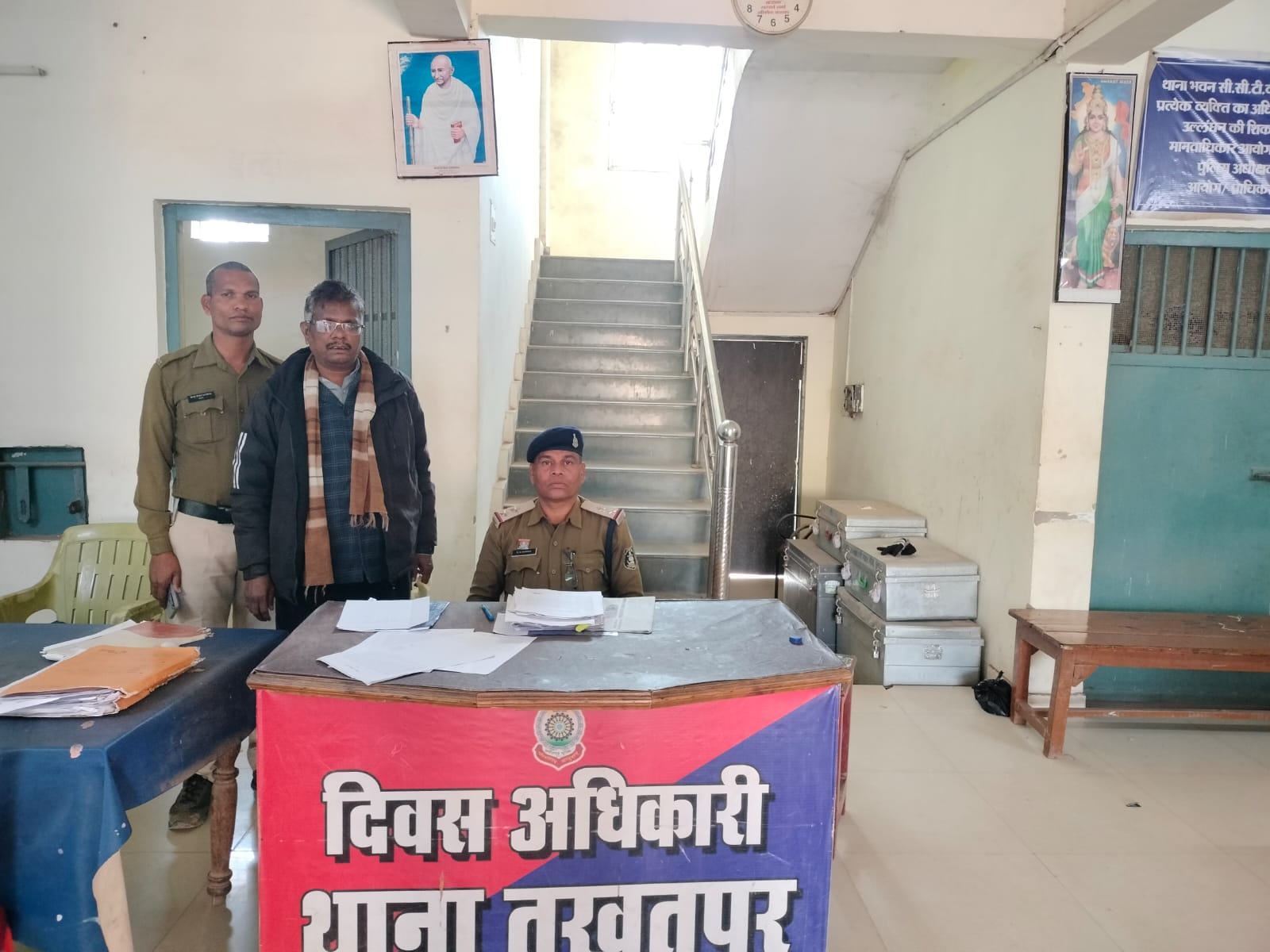 ट्रक में लोड 25 टन चावल गबन कर बिहार भागा चालक गिरफ्तार, तखतपुर पुलिस की कार्रवाई