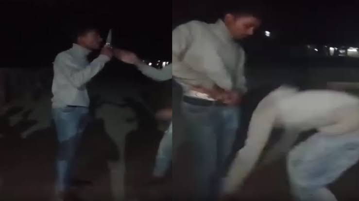 रायपुर में दबंगई का वायरल वीडियो: युवक को चाकू दिखाकर पैर छुआकर माफी मंगवाई, पुलिस हुई सक्रिय
