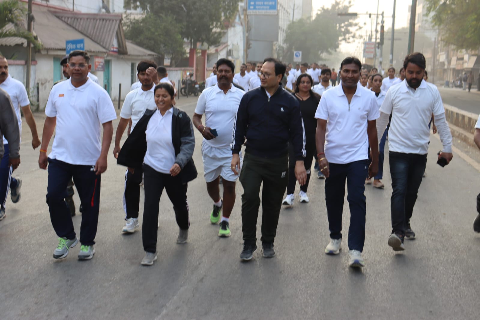 बिलासपुर में वाकाथन व एरोबिक्स के जरिए यातायात जागरूकता, हजारों नागरिक हुए शामिल