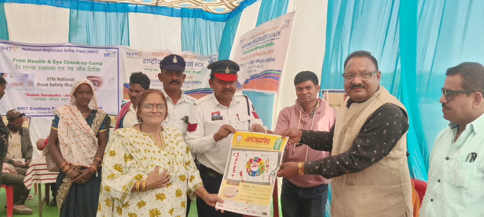 बेलगहना में चेतना अभियान के तहत नशा मुक्ति जागरूकता रैली का आयोजन