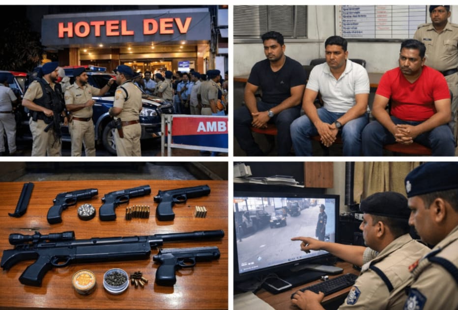 अंबिकापुर में होटल देव के पास फायरिंग की पुष्टि, होटल संचालक के तीन बॉडीगार्ड हिरासत में