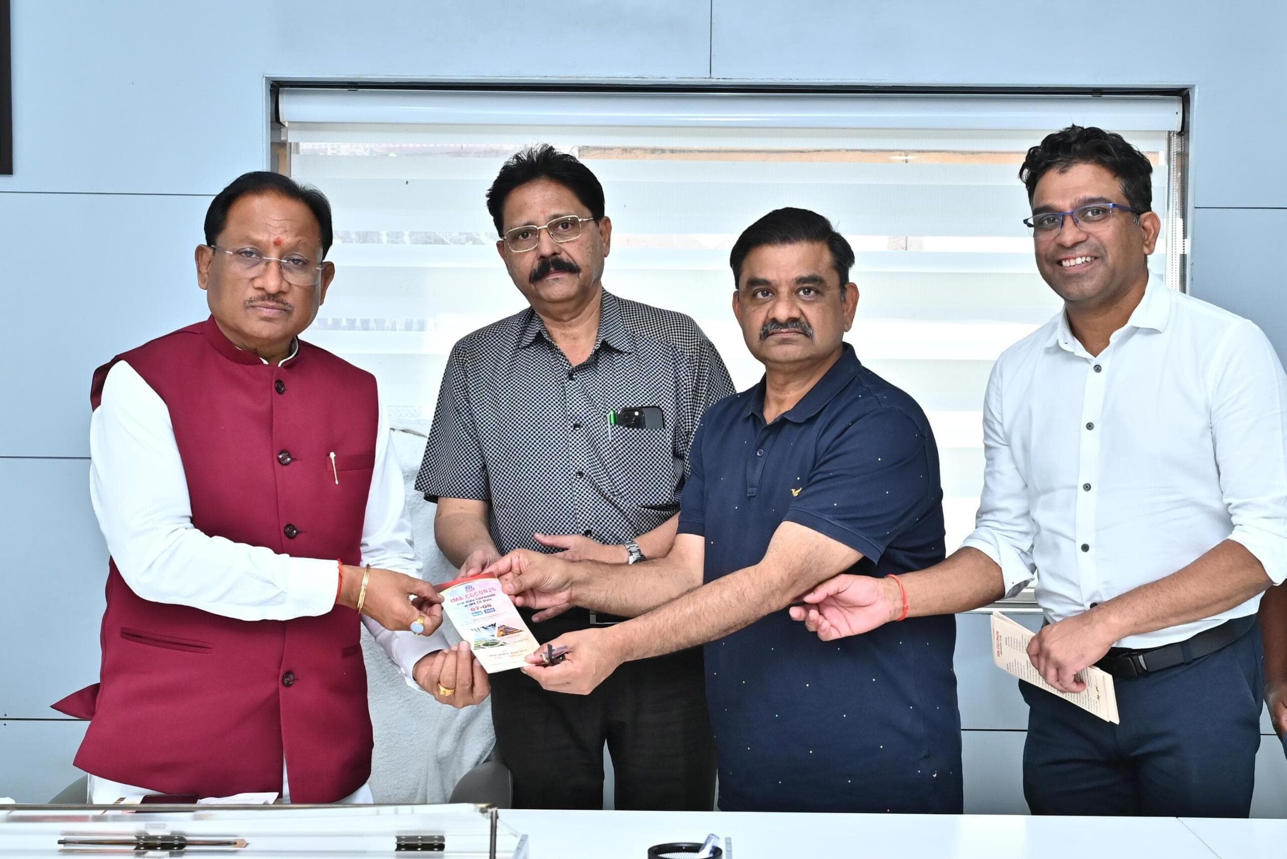 मुख्यमंत्री श्री साय से आईएमए के प्रतिनिधिमंडल ने की सौजन्य मुलाकात