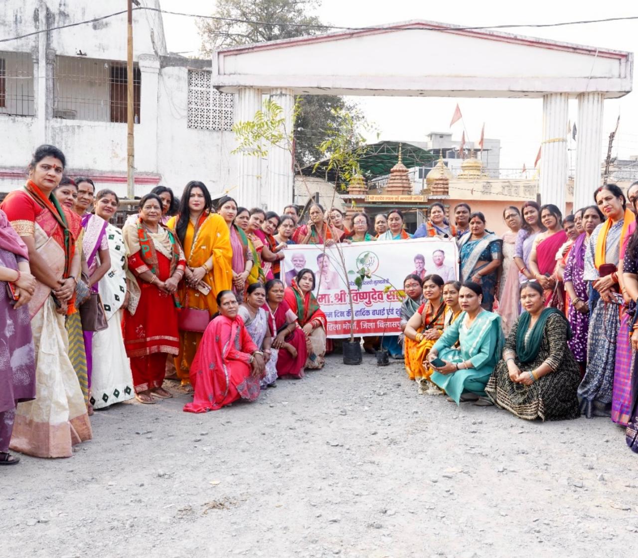 मुख्यमंत्री के जन्मदिन को महिला मोर्चा ने मनाया संकल्प दिवस के रूप में