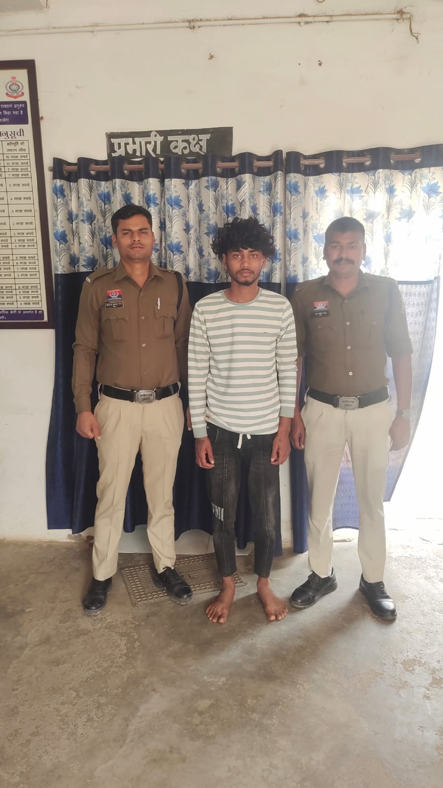 10 माह से फरार आरोपी मल्हार में गिरफ्तार, न्यायालय में पेश