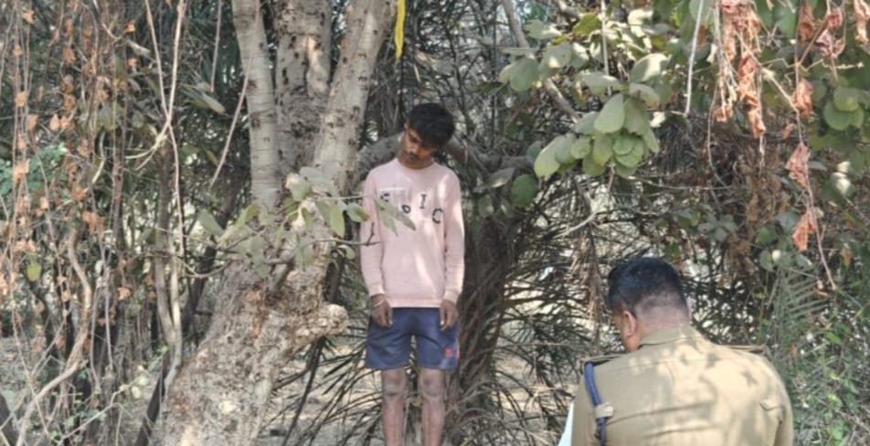 सेरसा खेल मैदान के पास युवक ने की आत्महत्या, शिनाख्त में जुटी पुलिस