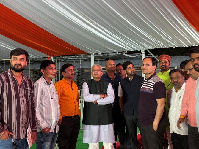 रहांगी में मुख्यमंत्री के कार्यक्रम की तैयारी पूर्ण, कलेक्टर-विधायक ने देर रात किया अंतिम निरीक्षण