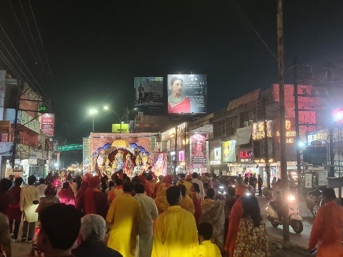 रामनवमी पर बिलासपुर राममय: 53 वर्षों की परंपरा के साथ निकली भव्य शोभायात्रा, जय श्रीराम के जयकारों से गूंजा शहर